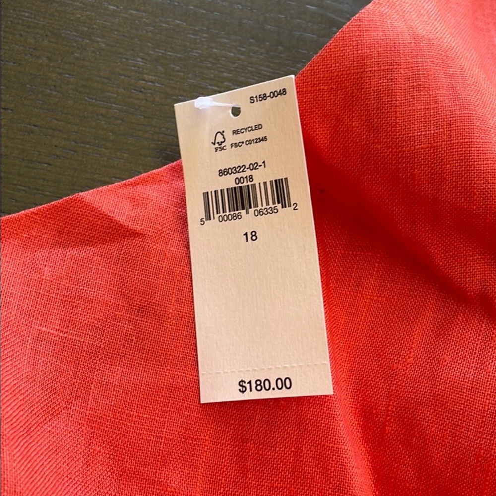 Banana Republic Dress, true to size. No stretch - Picture 4 of 5